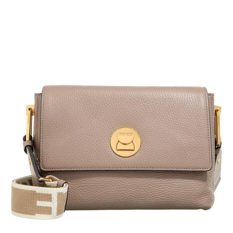 Coccinelle Schultertasche - Liya Signature - Gr. unisize - in Taupe - für Damen von Coccinelle