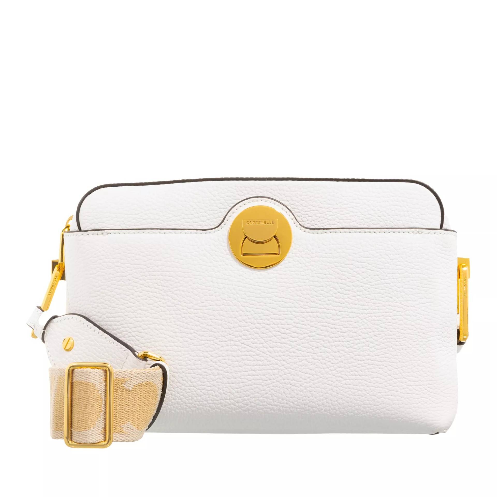Coccinelle Umhängetasche - Liya Signature Handbag - Gr. unisize - in Weiß - für Damen von Coccinelle