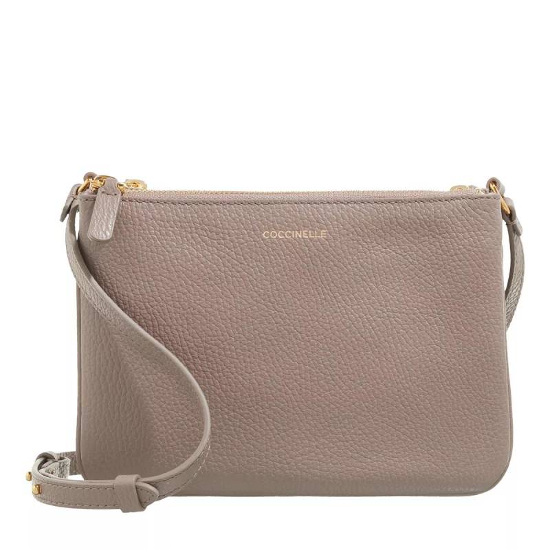 Coccinelle Schultertasche - Trinity - Gr. unisize - in Taupe - für Damen von Coccinelle