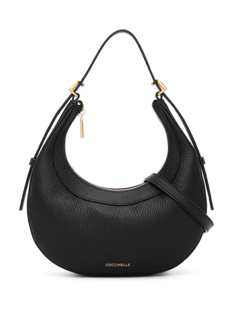 Coccinelle Whisper leather shoulder bag - Black von Coccinelle