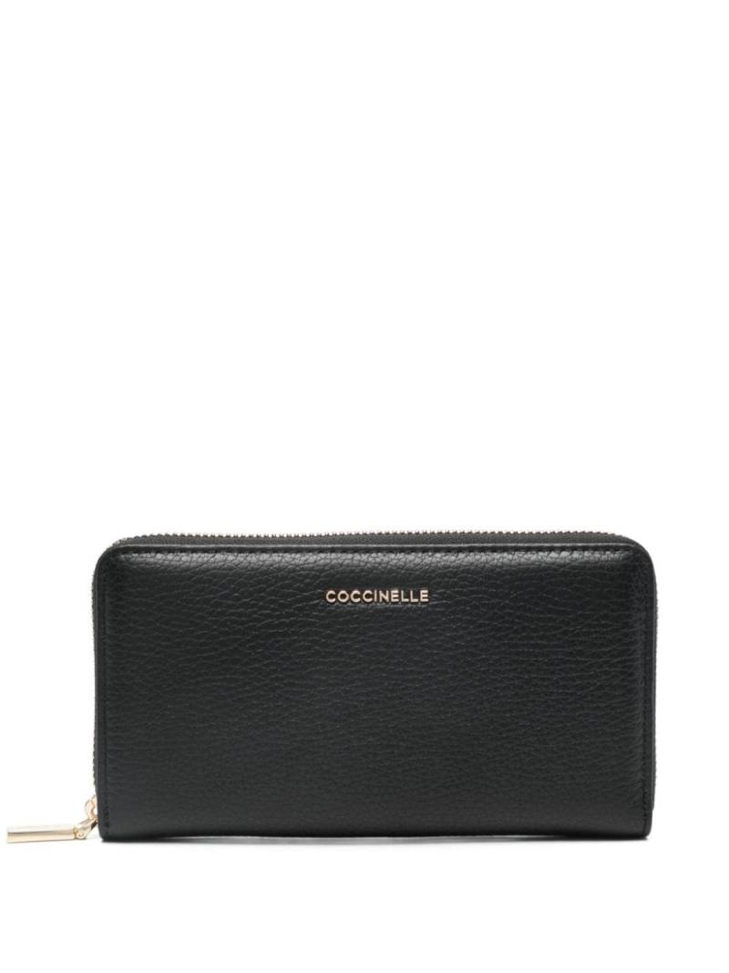 Coccinelle large Metallic Soft wallet - Black von Coccinelle