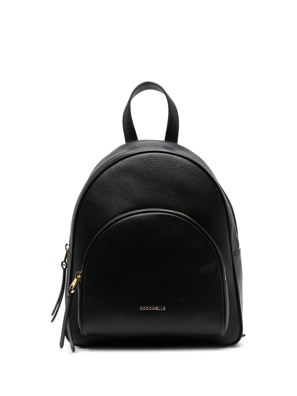 Coccinelle logo-plaque detail backpack - Black von Coccinelle