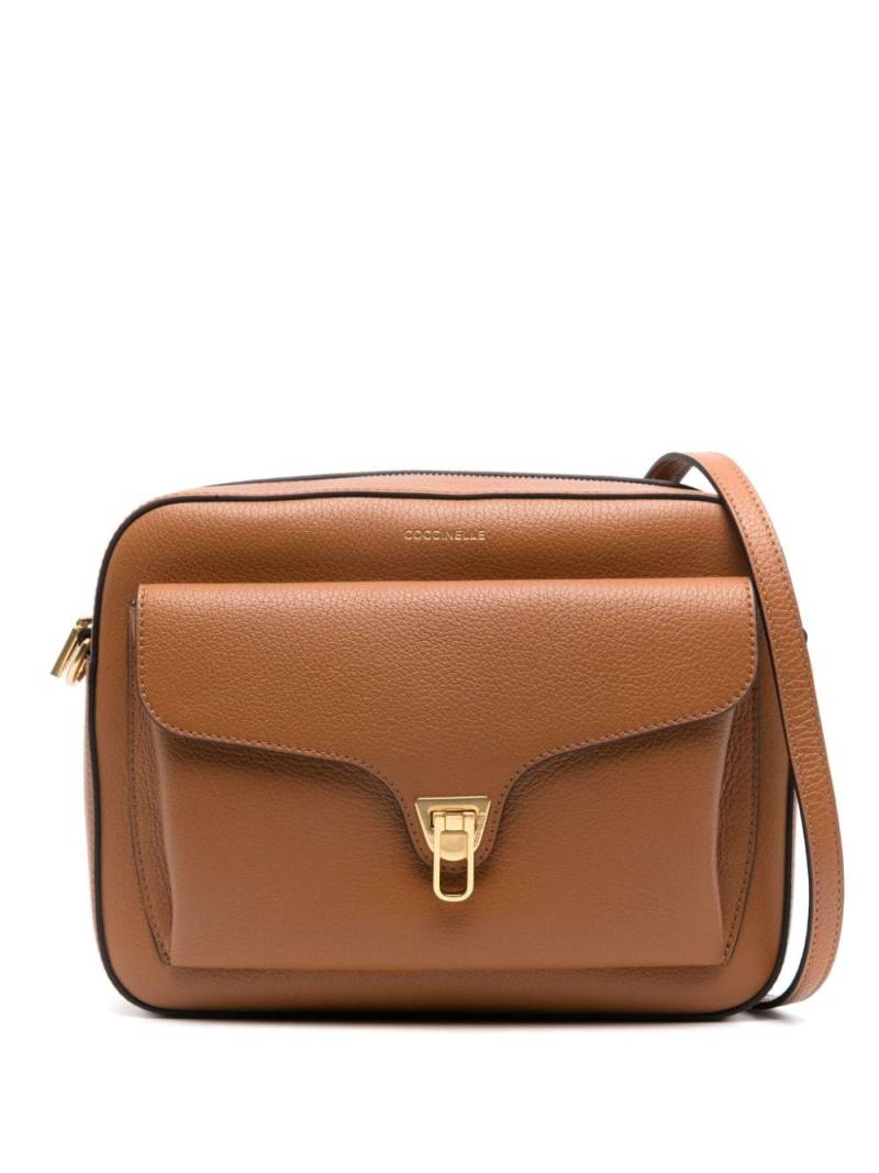 Coccinelle medium Beat leather crossbody bag - Brown von Coccinelle