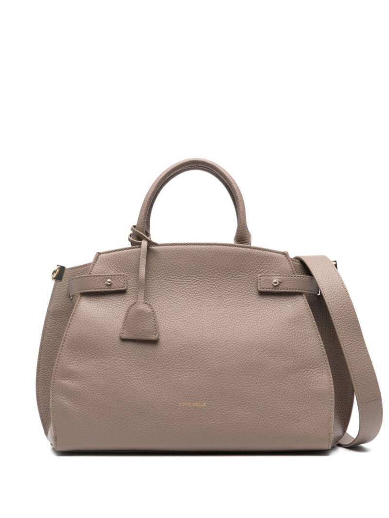 Coccinelle medium Kliché leather tote bag - Brown von Coccinelle