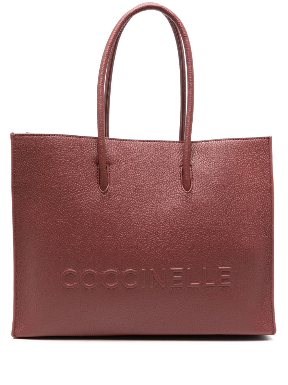 Coccinelle medium Myrtha leather tote bag - Pink von Coccinelle