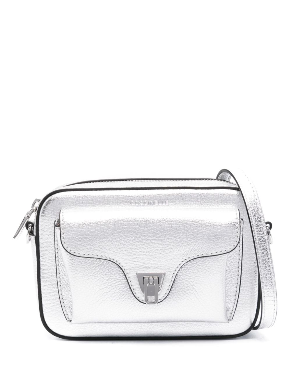 Coccinelle mini Beat crossbody bag - Silver von Coccinelle