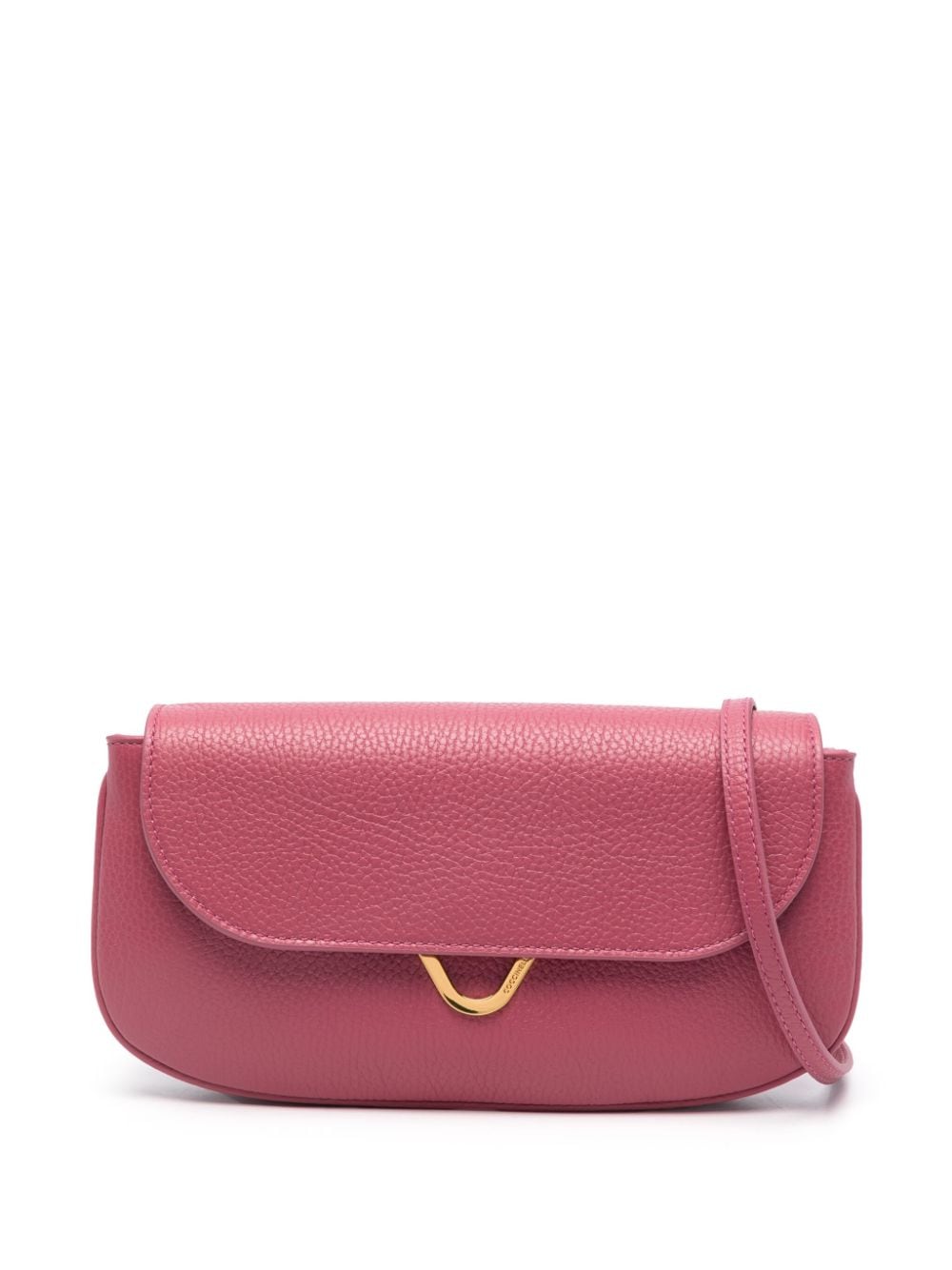 Coccinelle mini Dew leather clutch bag - Pink von Coccinelle