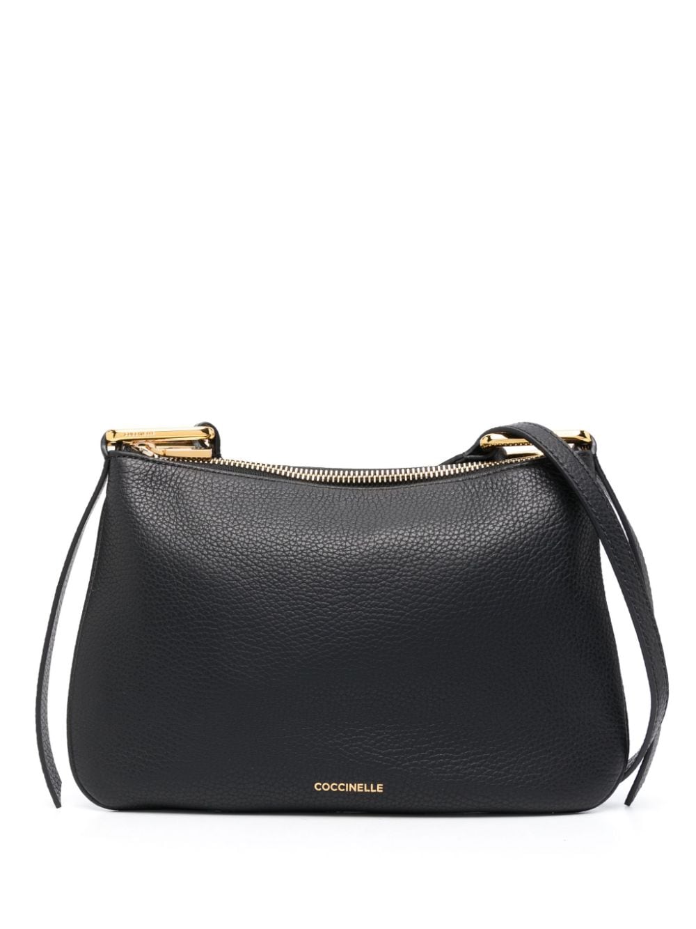 Coccinelle pebbled leather crossbody bag - Black von Coccinelle