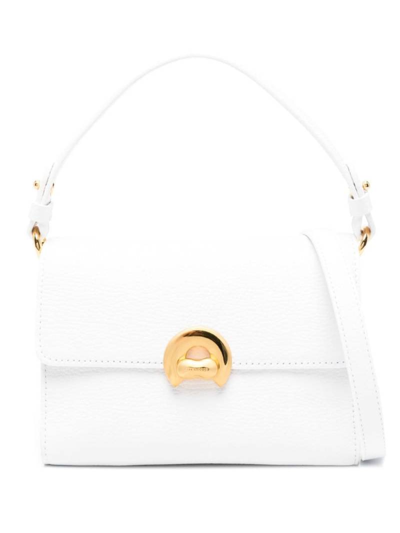 Coccinelle small Binxie leather cross body bag - White von Coccinelle