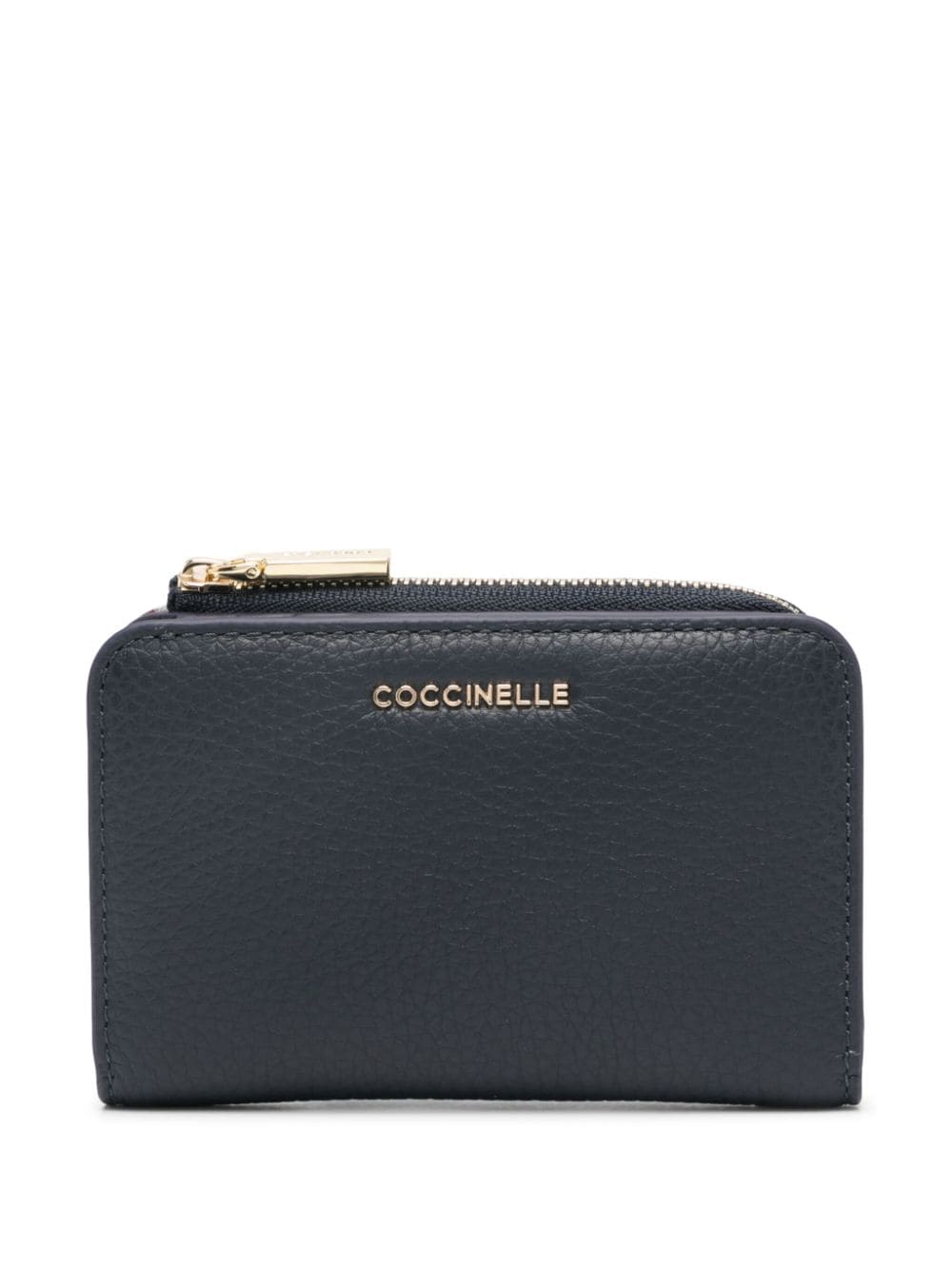 Coccinelle small Metallic Soft leather wallet - Blue von Coccinelle