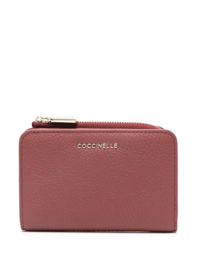 Coccinelle small Metallic Soft wallet - Red von Coccinelle