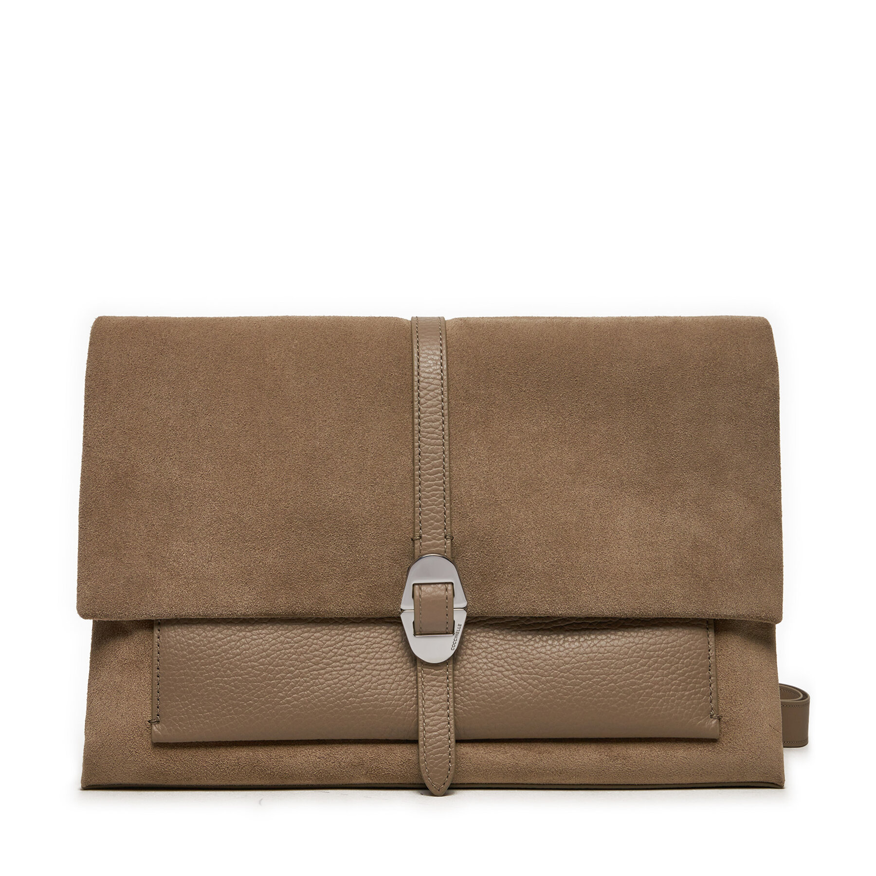 Handtasche Coccinelle RAP Dorian Suede E1 RAP 12 01 01 Beige von Coccinelle