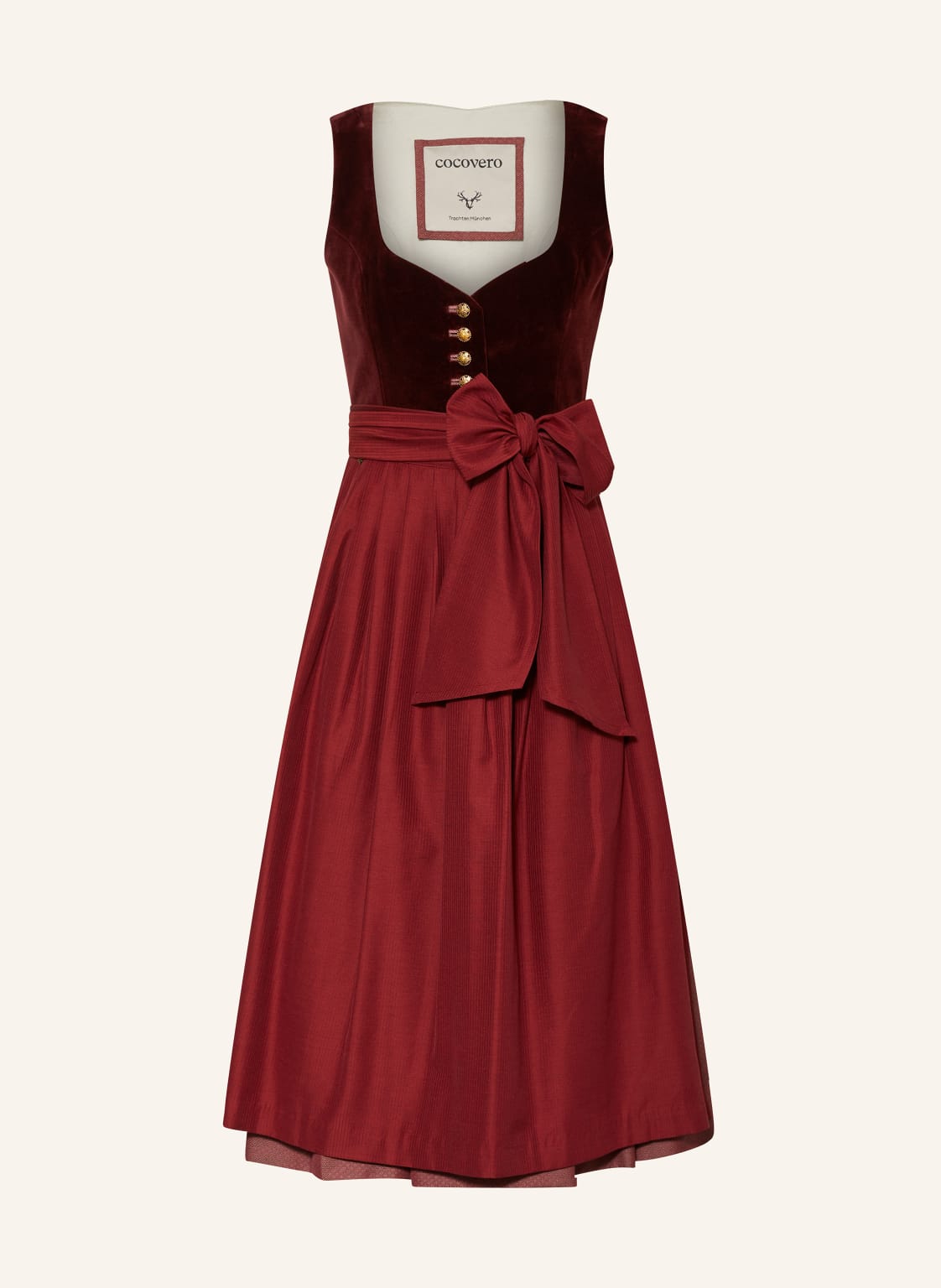 Cocovero Dirndl Janni rot von CocoVero