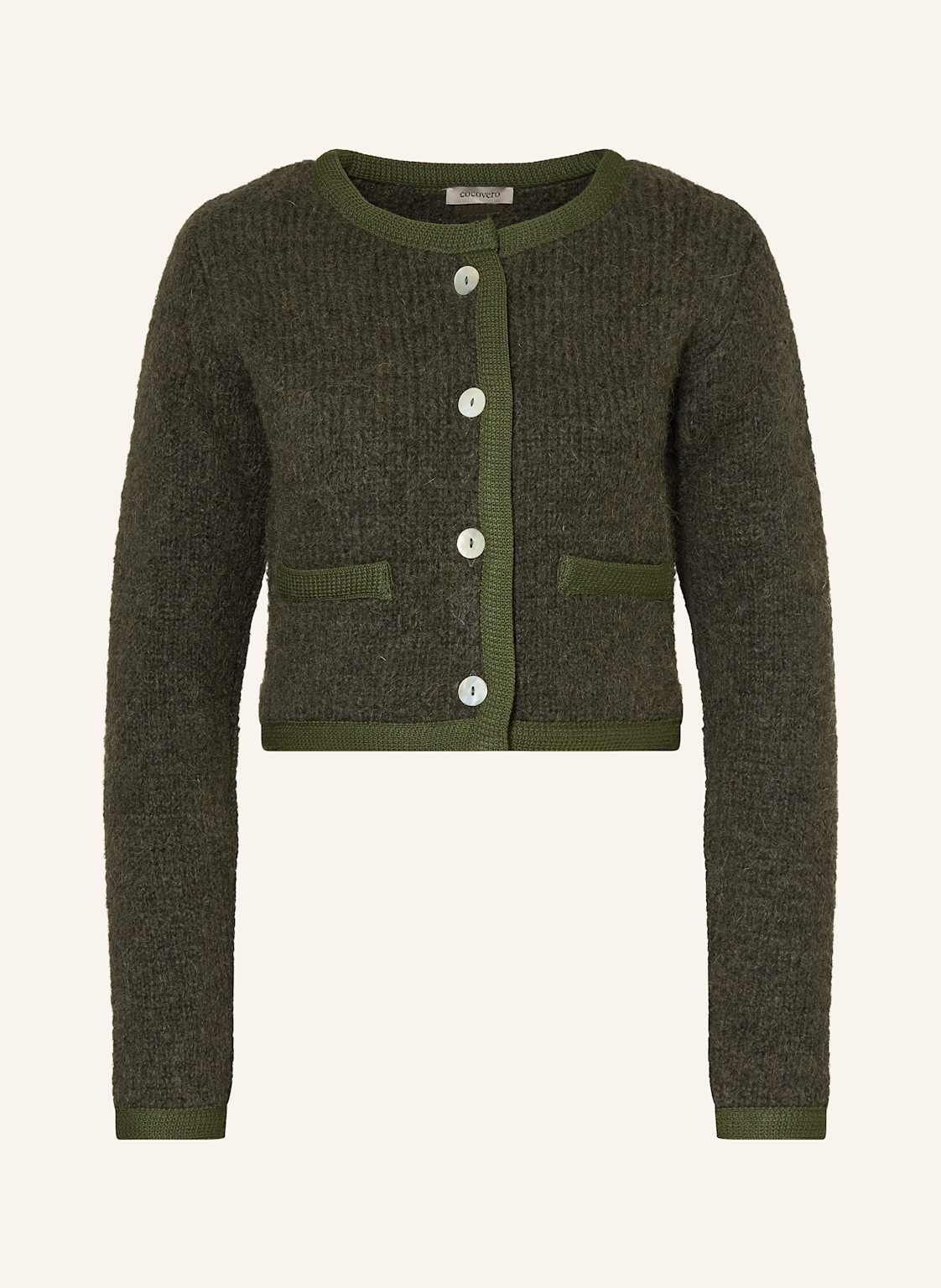 Cocovero Strickjacke Mora gruen Cocovero Strickjacke Mora gruen von CocoVero