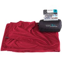 COCOON Reisedecke Travel Blanket Coolmax rot von Cocoon