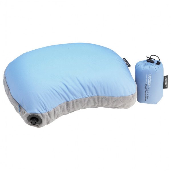 Cocoon - Air Core Hood / Camp Pillow Ultralight - Kissen Gr 28 x 37 cm blau;grün von Cocoon