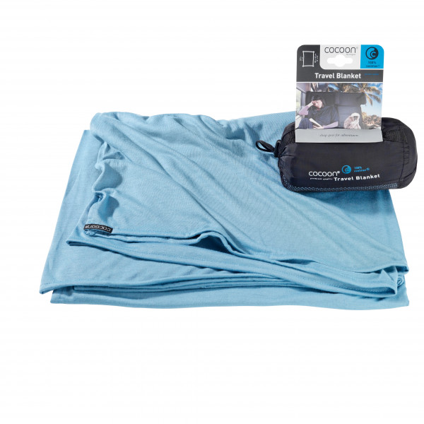 Cocoon - Coolmax Travel Blanket - Decke Gr 180 x 140 cm blau von Cocoon