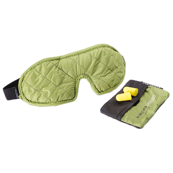 Cocoon - Eye Shades De Luxe Gr 10 x 8 x 1 cm wasabi /grau von Cocoon