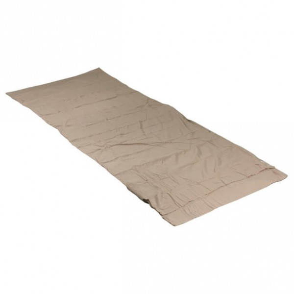 Cocoon - Insect Shield TravelSheet Egyptian Cotton - Reiseschlafsack Gr 218 x 90 cm beige von Cocoon