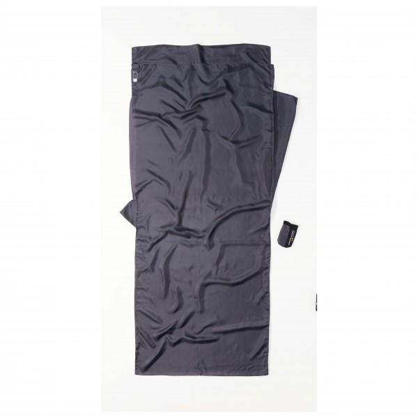 Cocoon - Insect Shield TravelSheet Silk - Reiseschlafsack Gr 218 x 90 cm weiß/blau von Cocoon