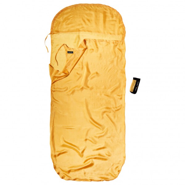 Cocoon - Kid's Silk Travelsheet - Reiseschlafsack Gr 180 x 76 cm gelb von Cocoon