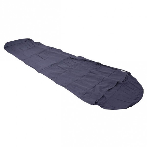 Cocoon - MummyLiner Cotton Flanell - Reiseschlafsack Gr 241 x 90/56 cm blau von Cocoon