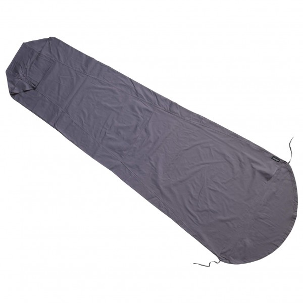 Cocoon - MummyLiner Cotton - Reiseschlafsack Gr 241 x 90/56 cm grau von Cocoon