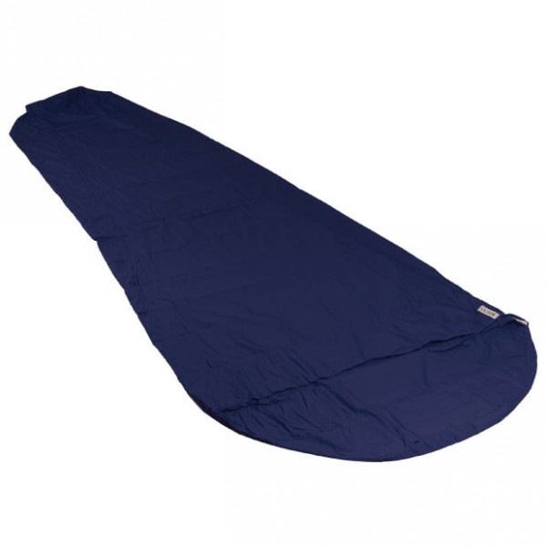 Cocoon - MummyLiner Mikrofaser - Reiseschlafsack Gr 241 x 90/56 cm blau von Cocoon