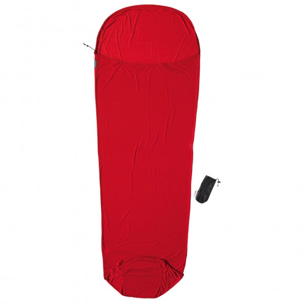 Cocoon - MummyLiner Radiator - Reiseschlafsack Gr 220 x 80/60 cm rot von Cocoon