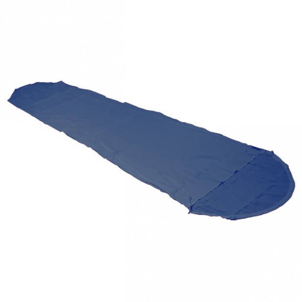 Cocoon - MummyLiner Silk / Cotton - Reiseschlafsack Gr 241 x 90/56 cm blau von Cocoon