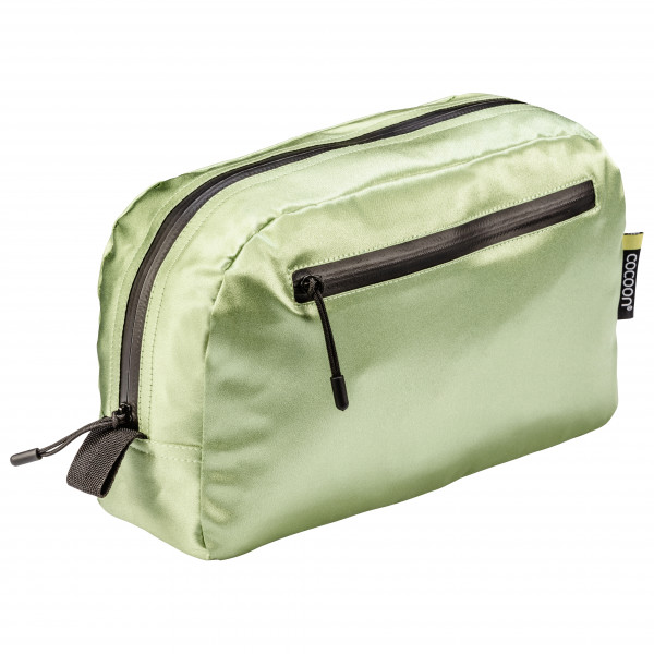 Cocoon - Silk Toiletry Bag - Necessaire Gr 24 x 14 x 7 cm grau;grün von Cocoon