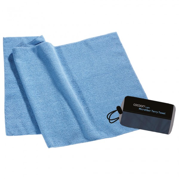 Cocoon - Terry Towel Light - Mikrofaserhandtuch Gr 120 x 60 cm - L blau von Cocoon