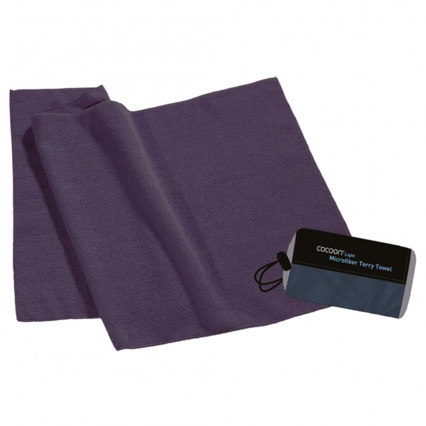 Cocoon - Terry Towel Light - Mikrofaserhandtuch Gr 90 x 50 cm - M grau von Cocoon