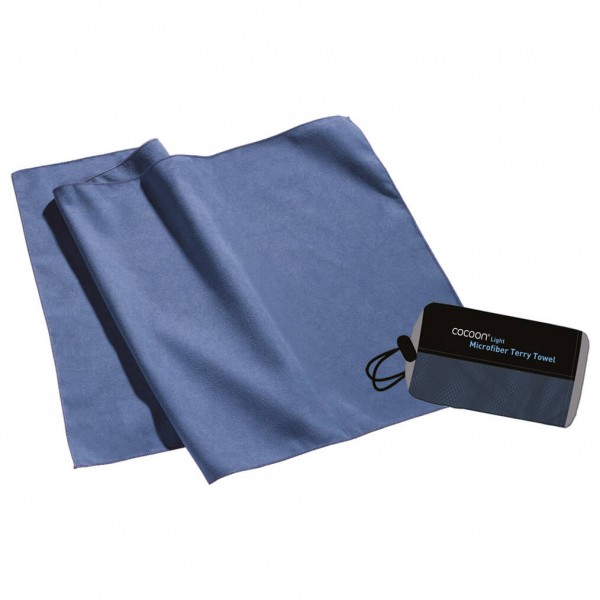 Cocoon - Towel Ultralight - Mikrofaserhandtuch Gr 120 x 60 cm - L blau von Cocoon