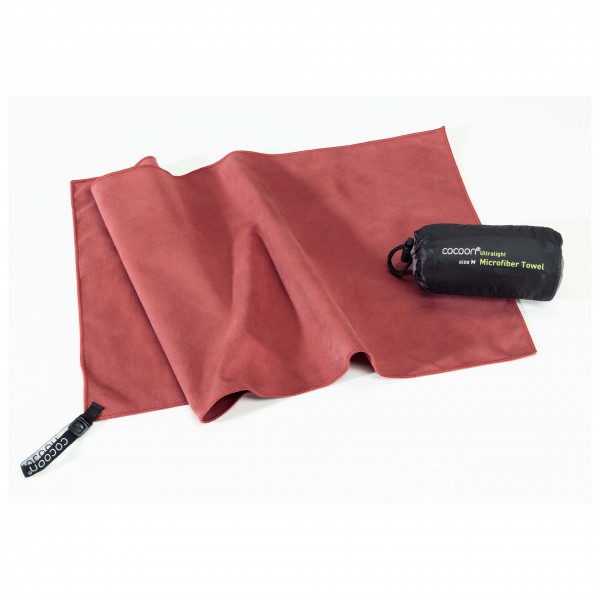 Cocoon - Towel Ultralight - Mikrofaserhandtuch Gr 60 x 30 cm - S rot von Cocoon