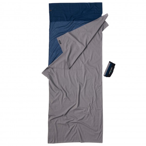 Cocoon - TravelSheet Cotton - Reiseschlafsack Gr 220 x 90 cm grau von Cocoon