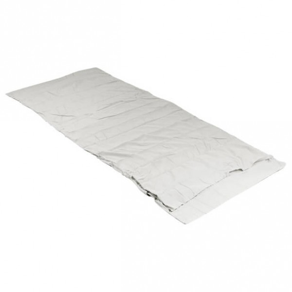 Cocoon - TravelSheet Egyptian Cotton - Reiseschlafsack Gr 220 x 90 cm grau/weiß von Cocoon