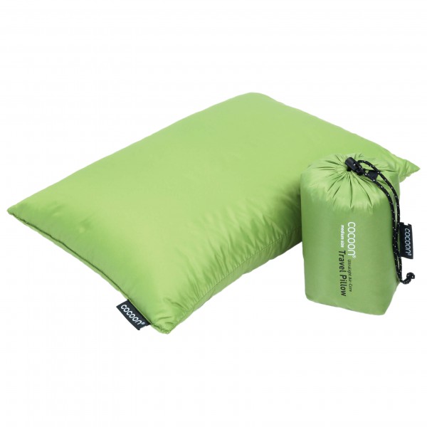 Cocoon - Travelpillow Daune - Kissen Gr Medium - 28 x 38 cm grün von Cocoon