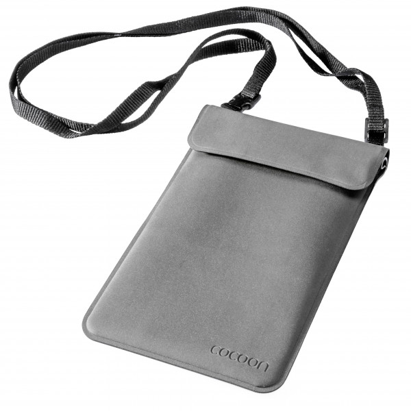 Cocoon - Waterproof Neck Wallet - Wertsachenbeutel Gr 18,5 x 12 cm grau von Cocoon