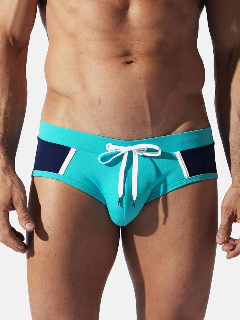 Badehose Contrast Herren Blau S von Code22