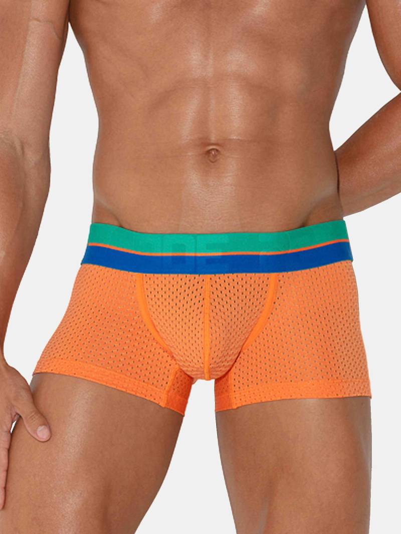 Boxer Bright Mesh Herren Orange L von Code22