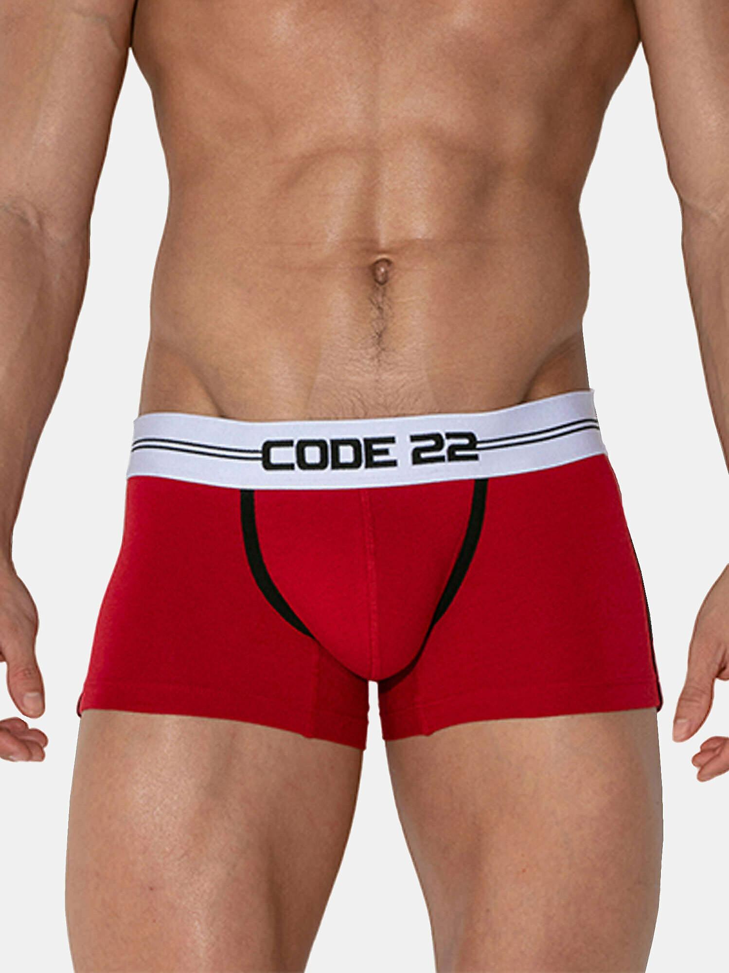 Boxer Power Herren Rot Bunt L von Code22