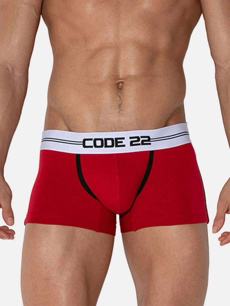 Boxer Power Herren Rot Bunt M von Code22