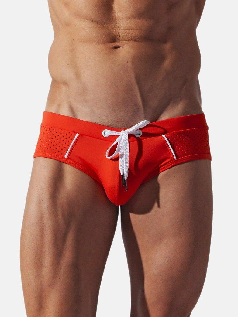 Badehose Punch Herren Rot Bunt S von Code22