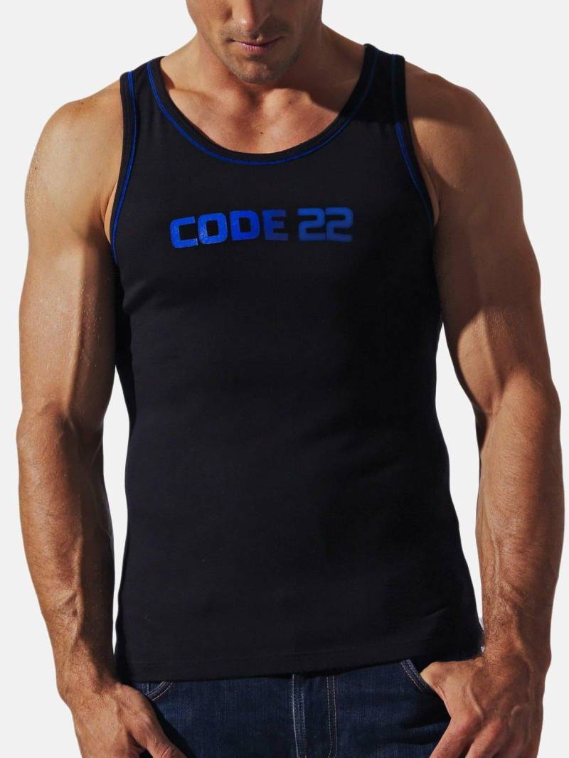 Tanktop Basic Herren Schwarz XL von Code22