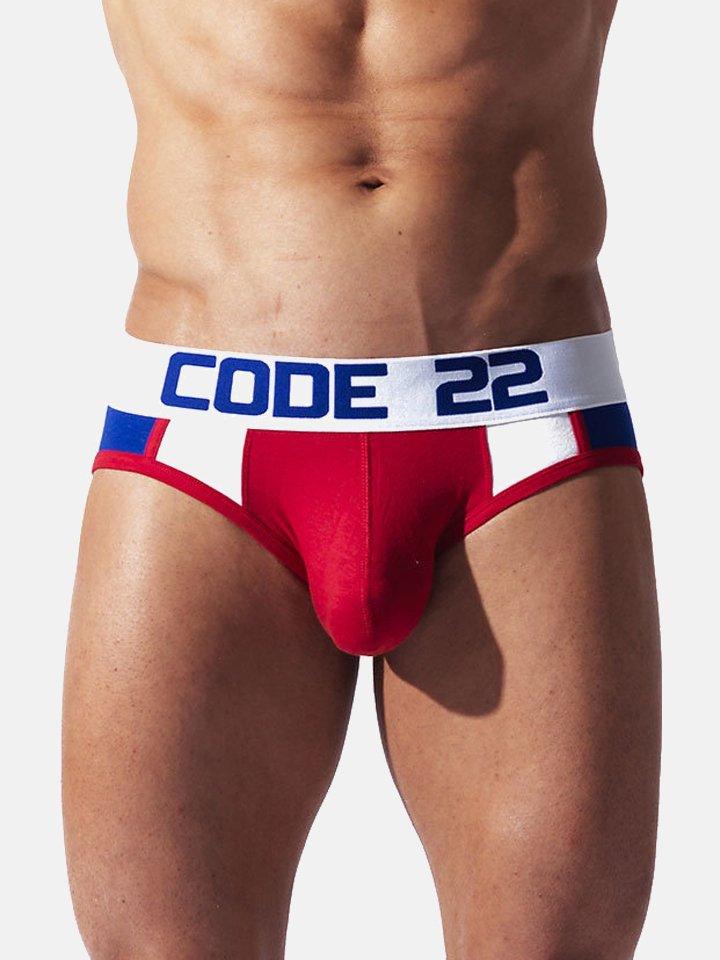 Sportslips Full Front Herren Rot Bunt S von Code22