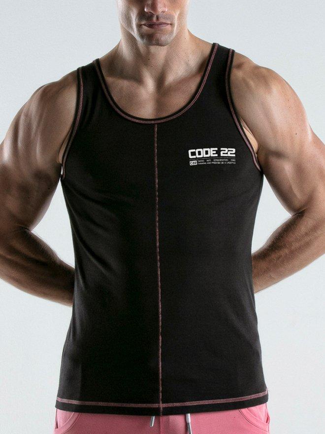 Tanktop Rush Herren Schwarz XL von Code22