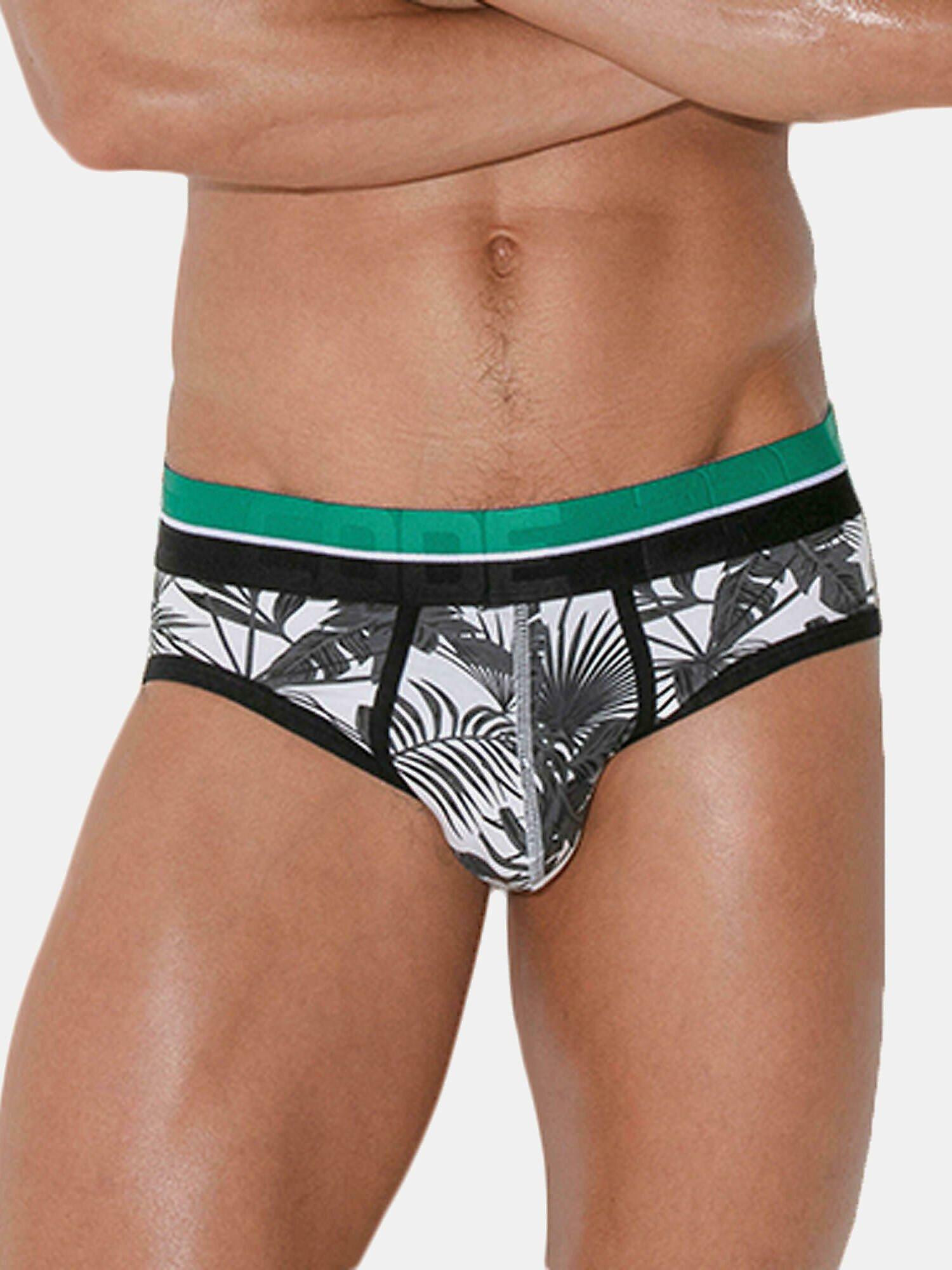 Slip Palm Tree Herren Grau L von Code22