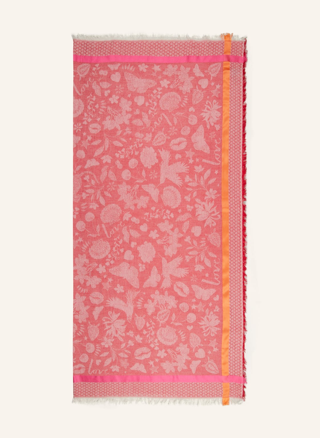 Codello Jacquard-Tuch rot von Codello