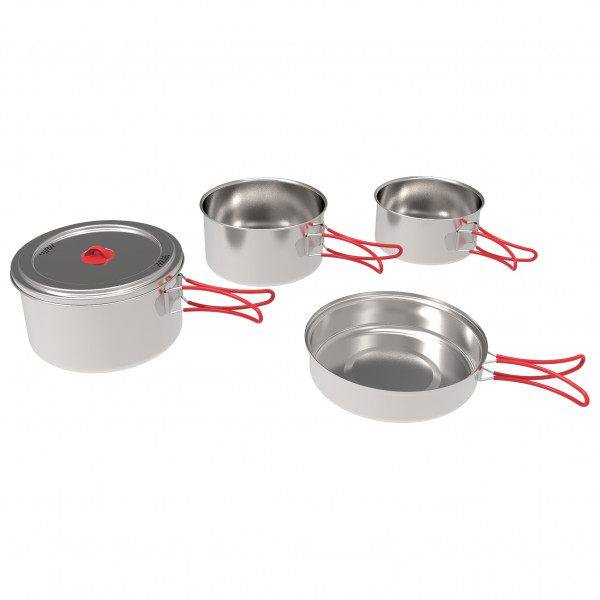 Coghlans - Edelstahlkochset 'Family' - Topf Gr One Size grau Coghlans - Edelstahlkochset 'Family' - Topf Gr One Size grau von Coghlans